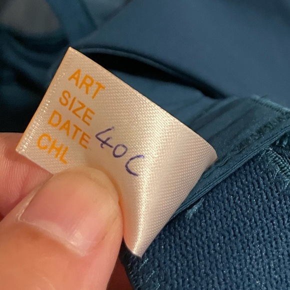 Savage X Fenty breakthru high impact blue sports bra size 40c - Picture 7 of 7